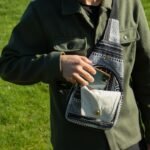 Ancient Wisdom Nomad Sari Jacquard Natural Cross Bag - Urban Caravan - Image 9