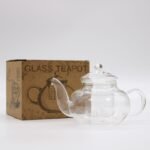 Ancient Wisdom 400ml Glass Round Pearl Infuser Teapot - Image 2