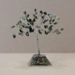 Ancient Wisdom Moss Agate Gemstone Tree (80 Stones) On Orgonite Base - Image 4