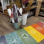 Ancient Wisdom 7 Chakras Handcrafted Harmony Yoga Rug (60x200cm) – Charcoal - Image 4
