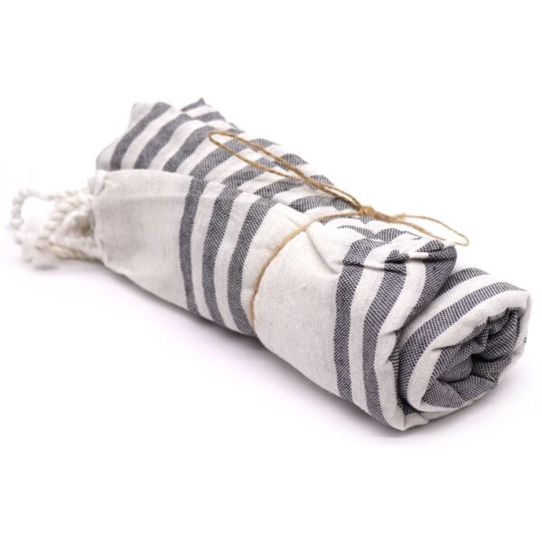 Ancient Wisdom Hamman Spa Towel (90x170cm) - Charcoal