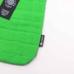 Ancient Wisdom Stonewash Cotton Laptop Padded Pouch - Frog Green - Image 2