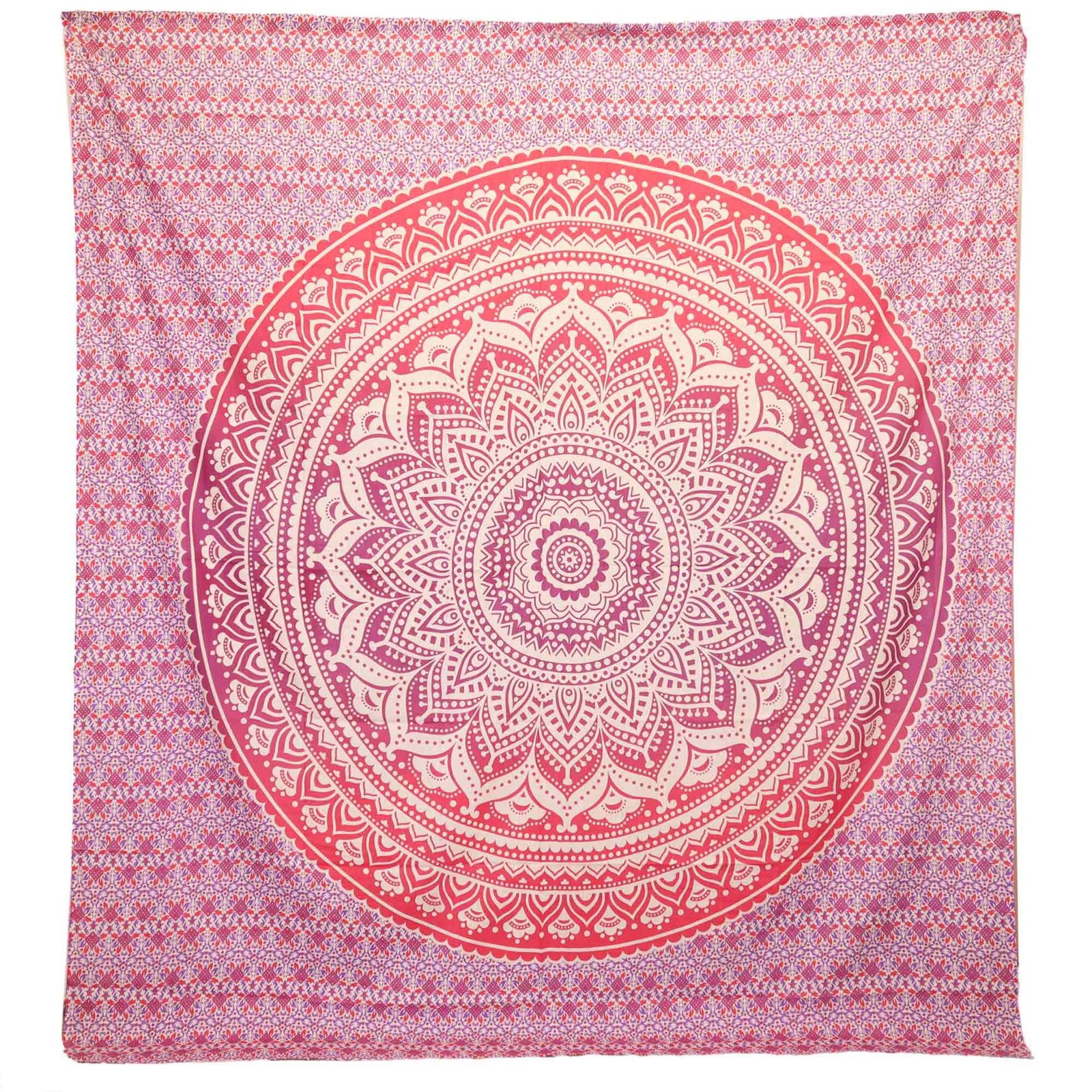 bG9jYWw6Ly9tZWRpYS9TUS9DRC82MFIzMEMxRzZXVDNDRFNRL2E1NTQ5NTI4LmpwZWc.jpg Ancient Wisdom Umrao Mandala Wall Hanging & Beach Spread – Purple - Image 1