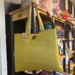 Ancient Wisdom Jute & Cotton Pistachio Reversible Big Bag - Image 5