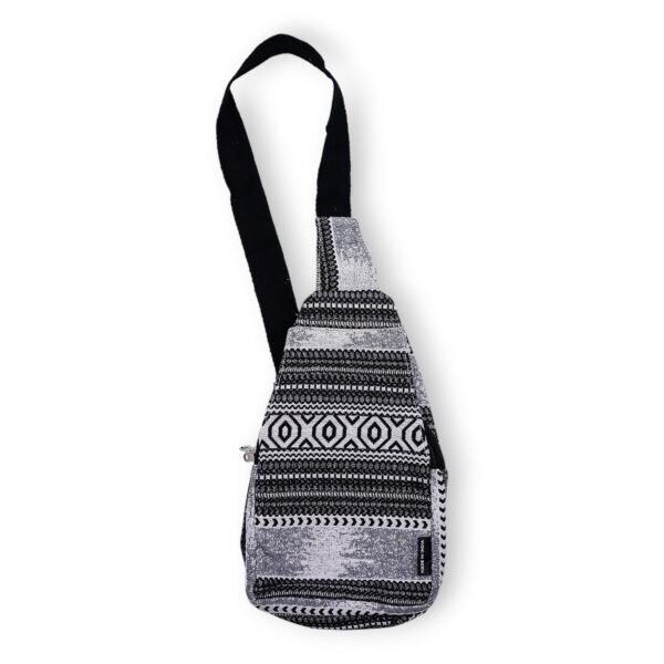 Ancient Wisdom Nomad Sari Jacquard Natural Cross Bag - Urban Caravan