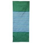 Ancient Wisdom Indian Cotton Rug (70x170cm) - Blue / Green