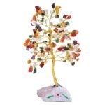 Ancient Wisdom Multi Gemstone Tree (160 Stones) On Gemstone Rock Base