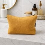 Ancient Wisdom Nomad Sari Indian Jacquard Toiletry Bag – Marigold Loom - Image 4