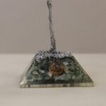 Ancient Wisdom Moss Agate Gemstone Tree (80 Stones) On Orgonite Base - Image 2