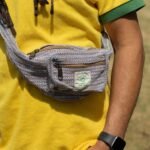 Ancient Wisdom Blue Cotton & Hemp Bum/Fanny Bag - Image 5
