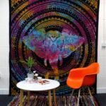 Ancient Wisdom Double Cotton Bedspread + Wall Hanging – Elephant Head - Image 3
