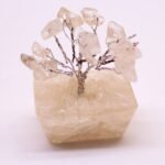 Ancient Wisdom Mini Rock Quartz Gemstone Tree (15 Stones) On Orgonite Base - Image 3