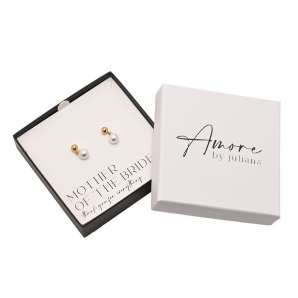 Amore by Juliana Gold Plated ‘Mother Of The Bride’ Faux Pearl Earrings