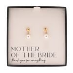 Amore by Juliana Gold Plated ‘Mother Of The Bride’ Faux Pearl Earrings - Image 3