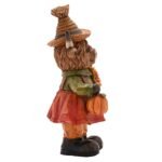 Country Living Collection Autumn Highland Cow Figurine with Flowers - Image 3