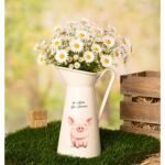 Widdop The Funny Farm "Piggin Gorgeous" Ceramic Jug Vase