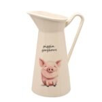 Widdop The Funny Farm "Piggin Gorgeous" Ceramic Jug Vase - Image 3