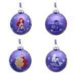 Disney: The Little Mermaid Set of 7 Plastic Christmas Baubles - Image 4