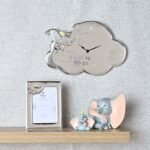 Disney: Dumbo Silver Plated Magical Beginnings Cloud Shaped Wall Clock - Image 2