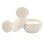 Disney: Mickey Mouse Shaped Ceramic Vessel Fragranced Candle - White - Image 3