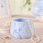 Disney: Alice in Wonderland Blue & Cream Ceramic Trinket Box - Image 2