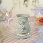 Disney: Alice in Wonderland Embossed Green Ceramic Mug – Mad Hatter
