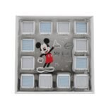 Disney: Mickey Mouse 12 Month Multi Aperture Real Silver Plated Photo Frame - Image 3