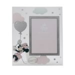Disney: Minnie Mouse 5″ x 7″ Real Silver Plated Glass Photo Frame - Image 2