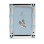 Disney: Mickey Mouse Border 4" x 6" Silver Plated Photo Frame With White Wooden Back - Image 3