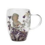 Disney: Pastel Princess Floral Decorative Glass Mug - Jasmine - Image 3