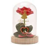 Disney: Belle Pastel Princess Florals In A Cloche With Neon Light - Image 3