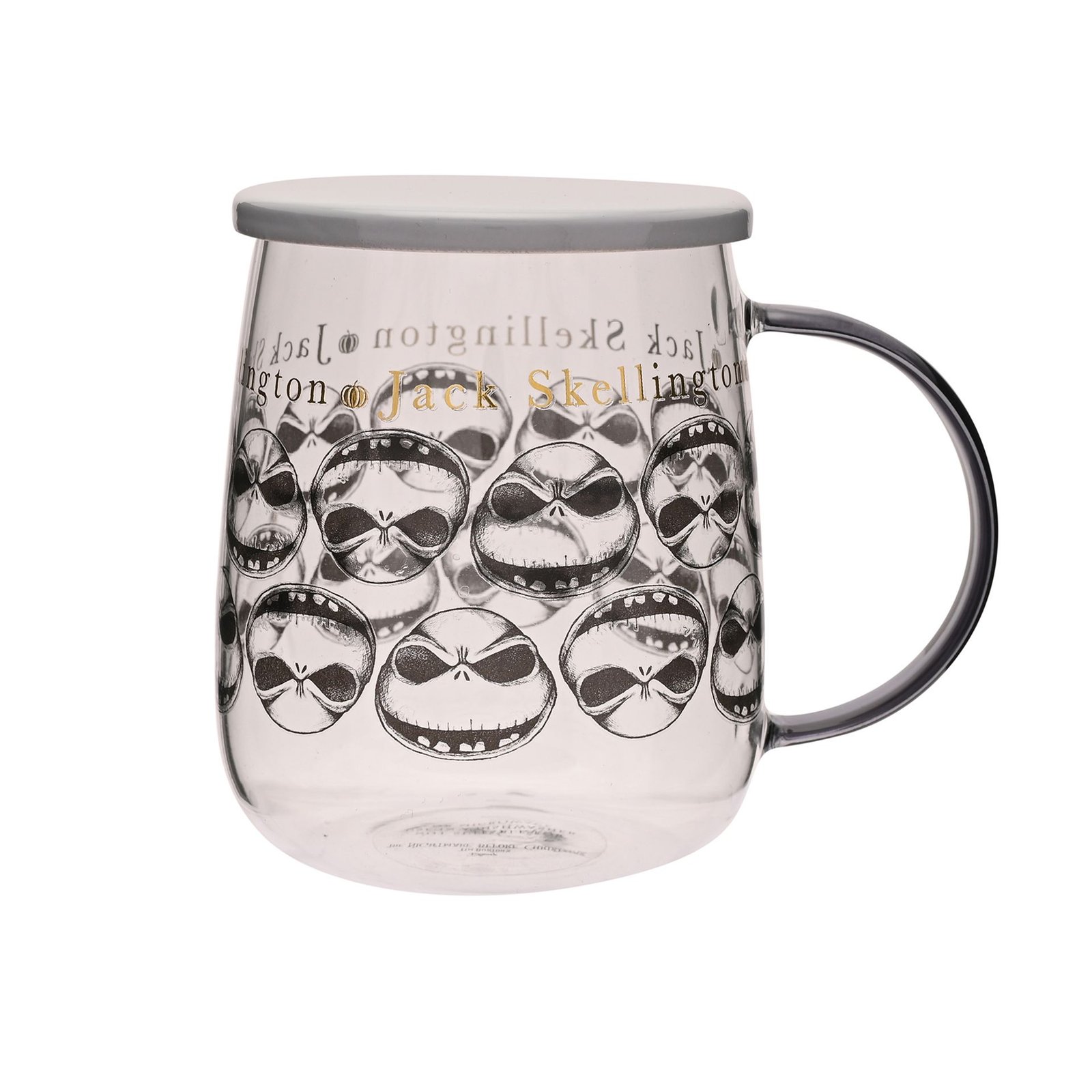 DI2395.jpg Disney: The Nightmare Before Christmas Classic Collectable Glass Mug With Lid - Image 1