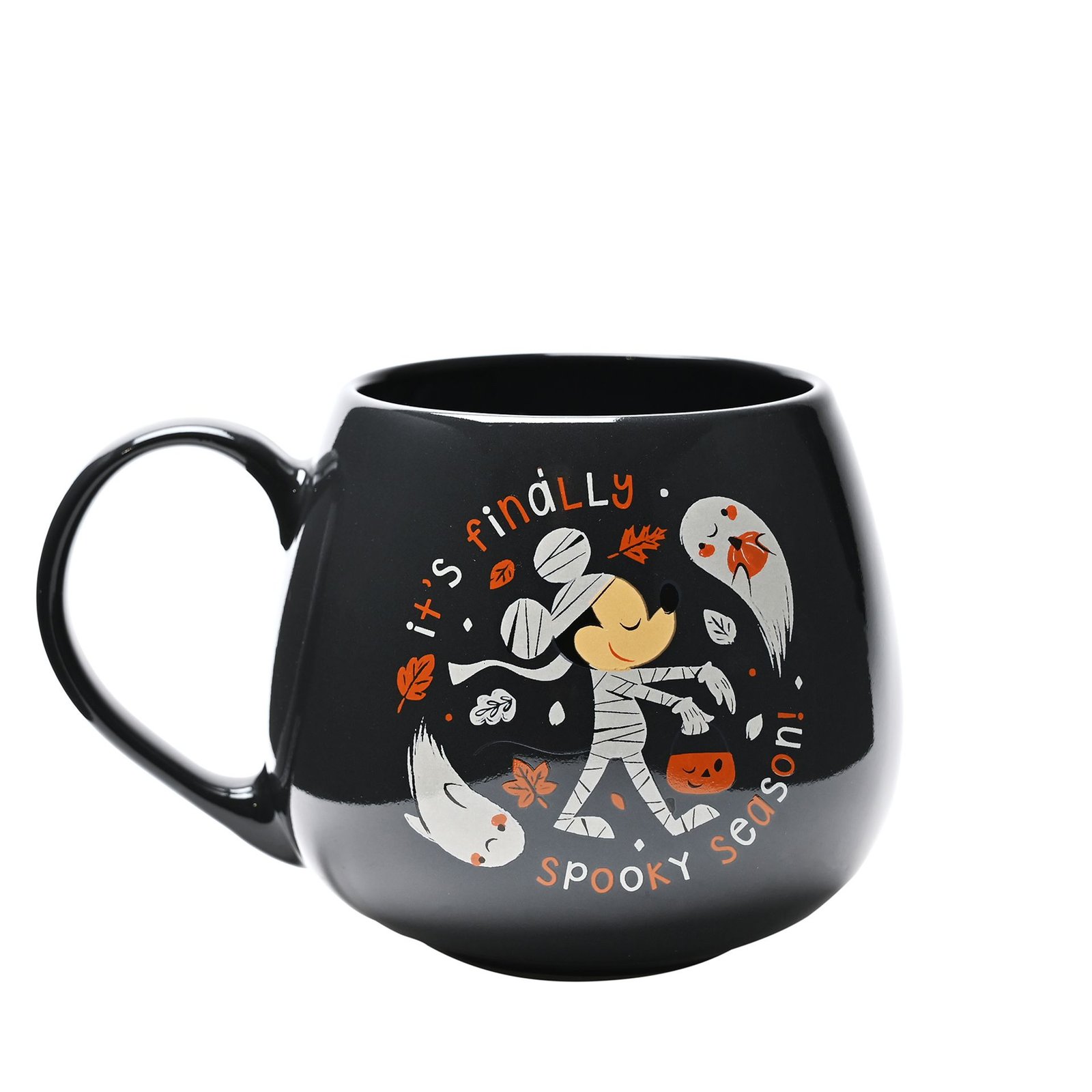 DI2466.jpg Disney: Mickey And Friends Black Ceramic Halloween Mug - Image 1