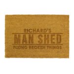Personalised Bold Text Design Rectangle Coir Indoor Doormat - Image 4