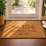 Personalised Ornate Design Rectangle Coir Indoor Doormat - Image 2