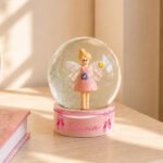 Personalised Name Only Ballet Shoes Motif Glitter Snow Globe - Image 4