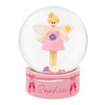 Personalised Name Only Ballet Shoes Motif Glitter Snow Globe - Image 5