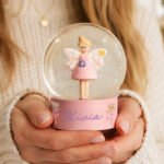 Personalised Name Only Multi Ballerina Motif Glitter Snow Globe - Image 2