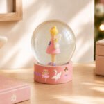 Personalised Name Only Multi Ballerina Motif Glitter Snow Globe - Image 3
