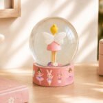 Personalised Name Only Multi Ballerina Motif Glitter Snow Globe - Image 4