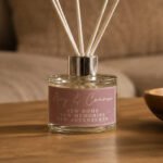 Personalised Any Message Dusky Pink Design Glass Reed Diffuser - Image 3