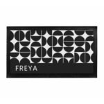 Personalised Black & White Abstract Design Pet Bowl Mat - Image 5
