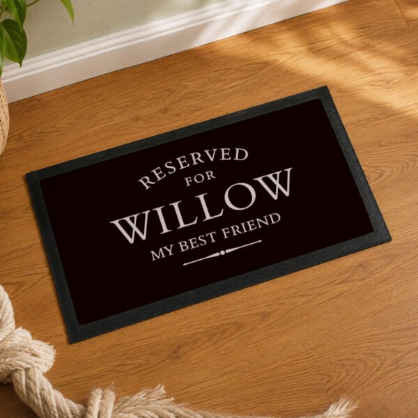 Personalised 'Reserved For' Pet Bowl Mat