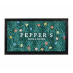 Personalised Christmas Fairy Lights Design Pet Bowl Mat - Image 5