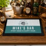Personalised Craft Beer Design Bar Mat - Image 2