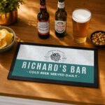 Personalised Craft Beer Design Bar Mat - Image 3