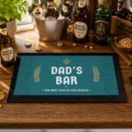 Personalised Beer Label Design Bar Mat - Image 2