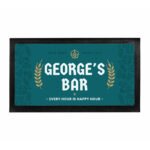 Personalised Beer Label Design Bar Mat - Image 4