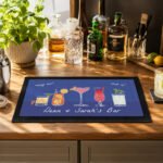Personalised Cocktail Drinks Design Bar Mat - Image 2