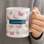 Personalised Multi Butterfly Design Ceramic Mug - Image 2